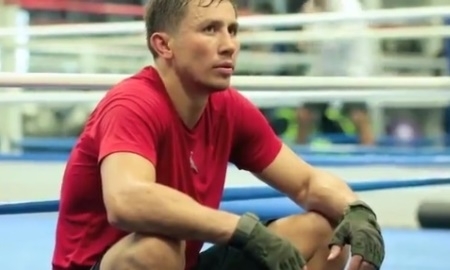 Видео подготовки Головкина к бою с Бруком