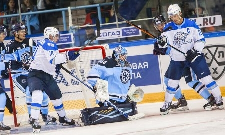 Фоторепортаж с матча КХЛ «Сибирь» — «Барыс» 5:1