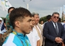 В Таразе тепло встретили призера Олимпиады-2016 Сметова