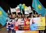 Как в аэропорту Астаны встречали казахстанских боксеров