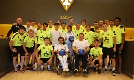 Казахстанские паралимпийцы посетили базу «Кайрата»