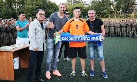 Игроки «Окжетпеса» приняли участие в церемонии награждения