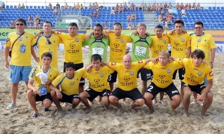 Cборная Казахстана по пляжному футболу проиграла России в матче отбора чемпионата мира 2017