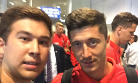 Сборная Польши прибыла в Астану