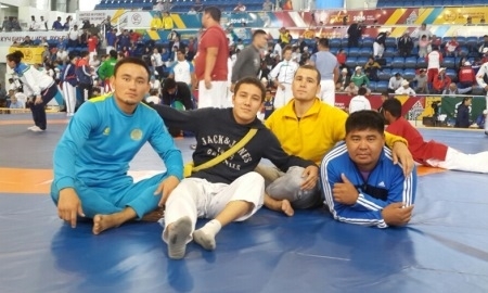 Казахстанские борцы на поясах намерены завоевать два «золота» Всемирных игр кочевников