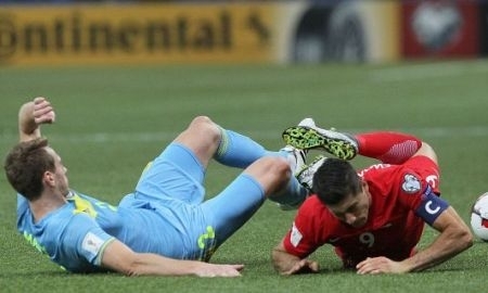 The Guardian: «Казахстанцы большую часть матча старались спровоцировать и зацепить поляков из-за поста о Борате»