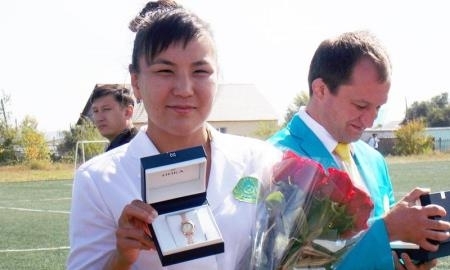 Призера Олимпиады Сыздыкову «озолотили» карагандинские полицейские