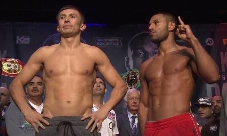 Головкин легче Брука на финальном взвешивании