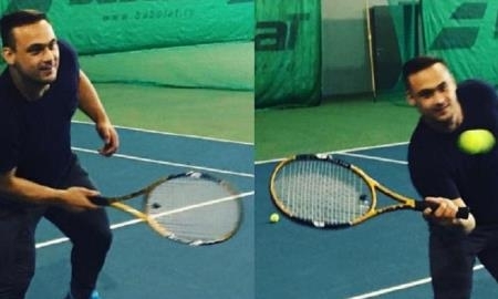 Ильин продолжает осваивать новые виды спорта