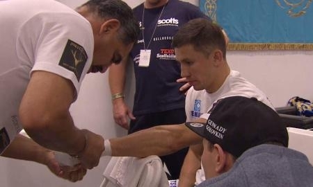 Головкин и Брук попросили проверить перчатки друг друга