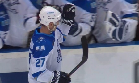 Видео шайб матча КХЛ «Автомобилист» — «Барыс» 3:2 Б