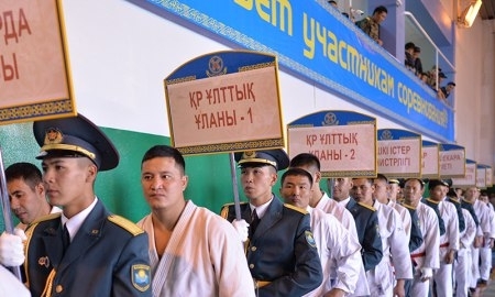 В Астане состоялся турнир по рукопашному бою на Кубок Главнокомандующего Нацгвардией РК 