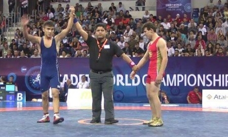 «Вольник» Окенов стал бронзовым призером чемпионата мира среди кадетов