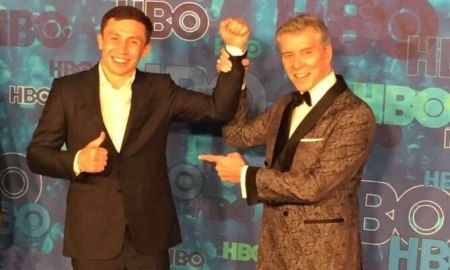 Головкин посетил вечер НВО, посвященный вручению премии «Эмми»