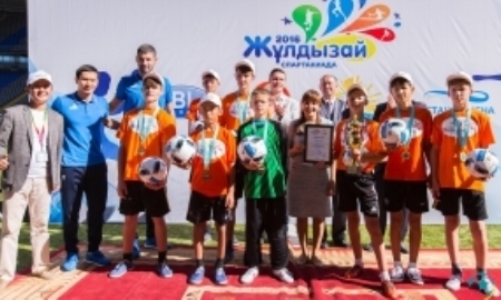 Футболисты «Астаны» приняли участие в церемонии закрытия Спартакиады «Жулдызай»