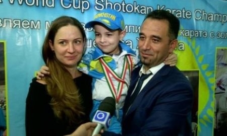 Шестилетний каратист из Шымкента стал чемпионом мира