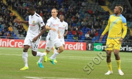 Статистика матча Лиги Европы «Астана» — «Янг Бойз» 0:0