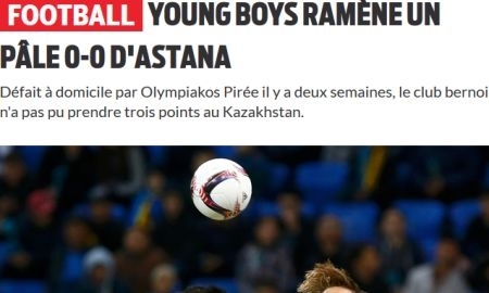 «„Янг Бойз“, скорее, заработал одно очко, нежели потерял два». Обзор швейцарских СМИ после матча «Астана» — «Янг Бойз»