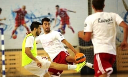 Фоторепортаж с тренировки «Кайрата»