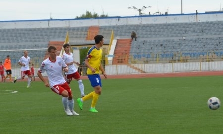 Фоторепортаж с матча Первой Лиги «Шахтер-Булат» — «Кыран» 2:1