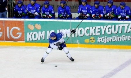 Фоторепортаж с матча отбора Олимпиады-2018 Италия — Казахстан 2:3