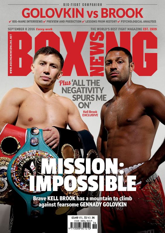 Головкин и Брук попали на обложку старейшего журнала о боксе