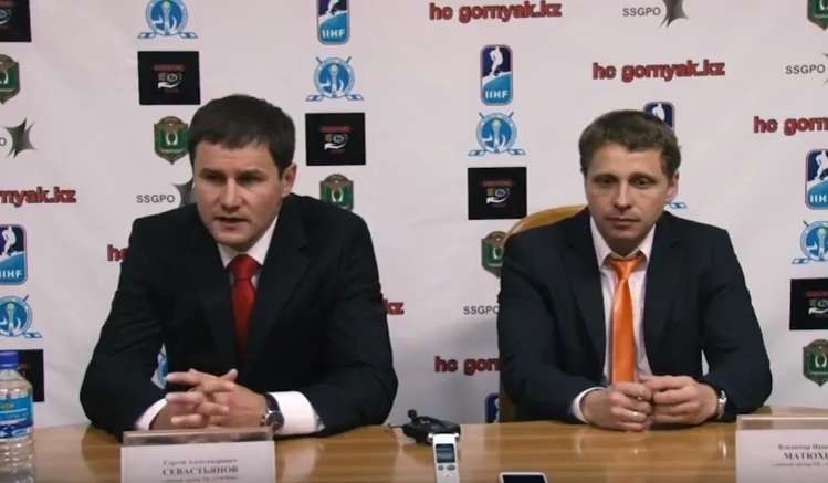 Видео послематчевой пресс-конференции игр «Горняк» — «Астана» 2:3, 2:4