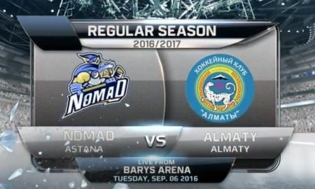 Видеообзор матча чемпионата РК «Номад» — «Алматы» 6:2