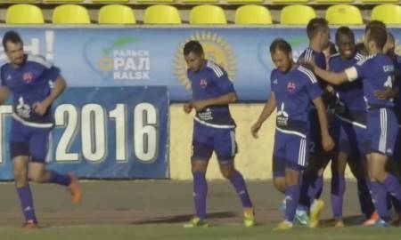 Видео гола Лечича в матче Премьер-Лиги «Акжайык» — «Тобол» 1:0