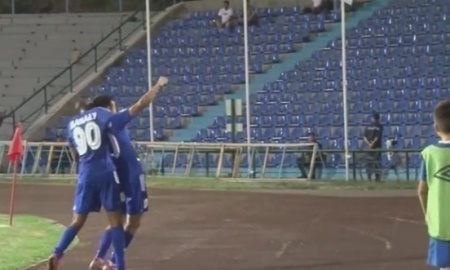 Видео гола Жангылышбая в матче Премьер-Лиги «Тараз» — «Жетысу» 3:2
