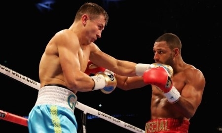 Видео боя Головкин — Брук