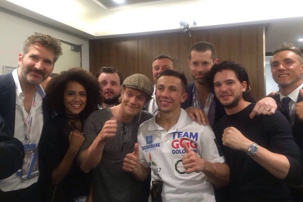 Звезды «Игры престолов» отметили победу Головкина