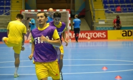 Фоторепортаж с официальной тренировки сборной Казахстана