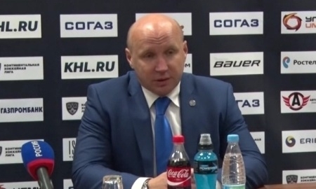 Видео послематчевой пресс-конференции игры КХЛ «Автомобилист» — «Барыс» 3:2 Б