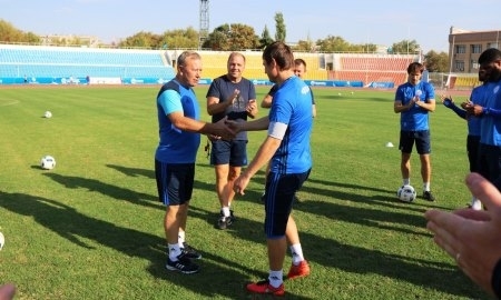 Фоторепортаж с тренировки «Окжетпеса»