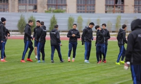 Фоторепортаж с тренировки «Астаны» в Актобе