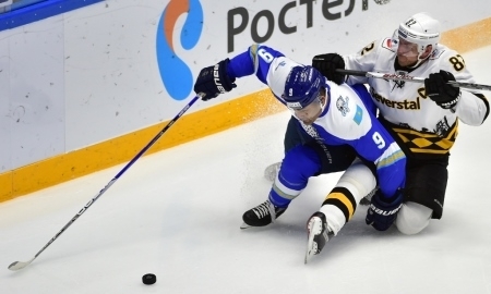 Фоторепортаж с матча КХЛ «Барыс» — «Северсталь» 2:1