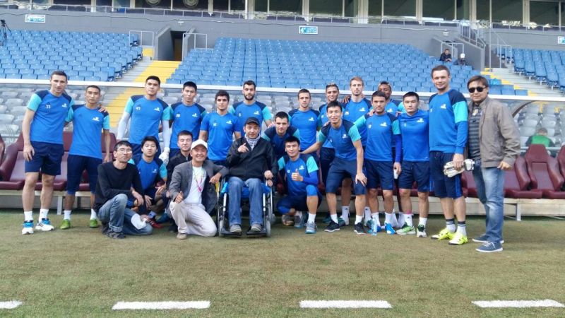 Футболисты «Астаны» приняли участие в церемонии закрытия Спартакиады «Жулдызай»