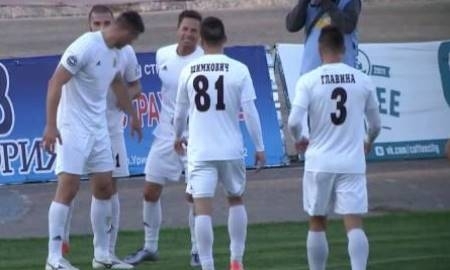 Видео второго гола Хижниченко матча Премьер-Лиги «Тобол» — «Жетысу» 3:2