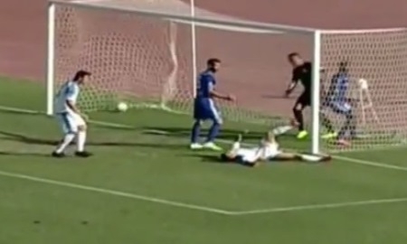 Видео гола Кабананги в матче Премьер-Лиги «Ордабасы» — «Астана»