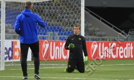 Фоторепортаж с предыгровой тренировки «Янг Бойз» в Астане