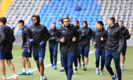 Фото с восстановительной тренировки «Астаны»