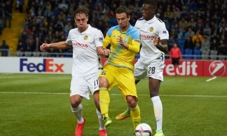 Болельщики признали Максимовича лучшим игроком «Астаны» в матче с «Янг Бойз» 