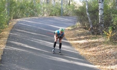 В Кокшетау прошел летний чемпионат РК по лыжным гонкам