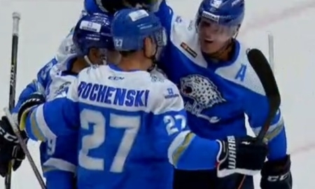 Видео шайб матча КХЛ «Барыс» — «Нефтехимик» 5:4