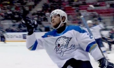 Шайба Гренца в матче «Барыс» — ХК «Сочи» вошла в ТОП-10 лучших голов недели КХЛ