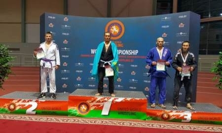 Акмолинец стал двукратным чемпионом мира по грэпплингу