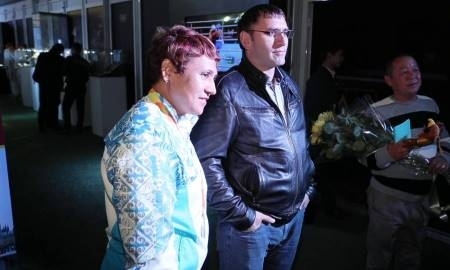 Койшибаева посетила олимпийскую выставку «Кайрата»