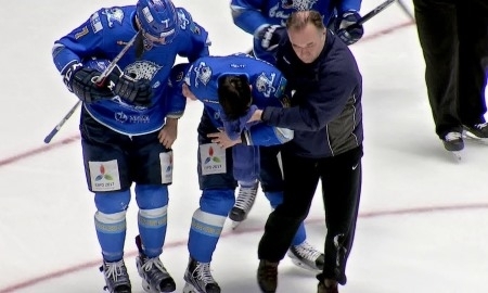 Эпизоды в матчах с участием «Барыса» вошли в список самых жутких травм в истории КХЛ