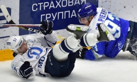 Отчет о матче КХЛ «Барыс» — «Динамо» Москва 1:0